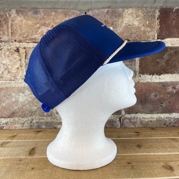 Dutch Bros Coffee "Always Stoked" Blue Rope Brim Snapback Trucker Hat - Picture 4 of 8